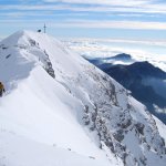 La sommità della Pania della Croce in inverno | Foto Orto Botanico Pellegrini - Ansaldi